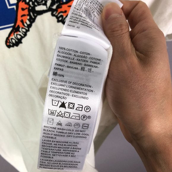 Levi's x Justin Timberlake White Tiger Graphic Shirt Size Large - Picture 6 of 9